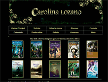 Tablet Screenshot of carolinalozano.com